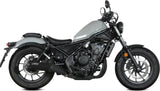 Système D'Échappement Homologué Au Niveau Sonore Hr-1 Acier Noir Carbon - Mivv Compatible Avec Honda Cmx 500 Rebel (2022-2024)