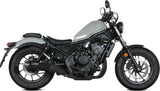Système D'Échappement Homologué Au Niveau Sonore Hr-1 Acier Noir Carbon - Mivv Compatible Avec Honda Cmx 500 Rebel (2022-2024)