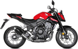 Système D'Échappement Homologué Au Niveau Sonore Gppro Acier Noir - Mivv Compatible Avec Honda Cb 500 Hornet (2024)