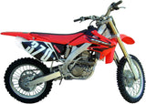 Système D'Échappement Homologué Au Niveau Sonore Albus Ceramic Aluminium Blanc - Gpr Compatible Avec Honda Crf 250 R (2003-2005)