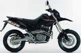 Double Sortie D'Échappement Homologuée Au Niveau Sonore Tondo Acier - Gpr Compatible Avec Honda Fmx 650 (2005-2008)