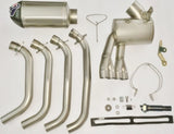 Système D'Échappement Catalytique Sans Homologation Acoustique Relevance Titanium Carbon Cap - Termignoni Compatible Avec Honda Cb 650 (2014-2018)