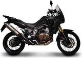 Système D'Échappement Homologué Au Niveau Sonore Relevance Titanium - Termignoni Compatible Avec Honda Crf 1000 L Africa Twin (2018-2019)