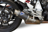 Échappement Sans Homologation Sonore Gp Carbon - Termignoni Compatible Avec Honda Cb 1000 (2018-2020)