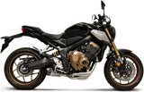 Système D'Échappement Complet Sans Homologation Acoustique Relevance Titanium Carbon Cap - Termignoni Compatible Avec Honda Cb 650 (2018-2020)