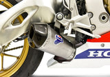 Système D'Échappement Complet Sans Homologation Acoustique Relevance Titanium Carbon Cap - Termignoni Compatible Avec Honda Cbr 1000 (2017-2019)