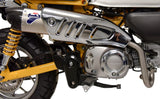 Système D'Échappement Complet Sans Homologation Acoustique Acier Inox Carbon Cap - Termignoni Compatible Avec Honda Monkey 125 (2018-2020)