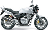 Exhaust Tip With Noise Certification Trioval Stainless Steel - Gpr Compatible With Honda Cb 400 (2008-2016)