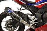 Système D'Échappement Complet Sans Homologation Acoustique Carbon T Carbon Cap - Termignoni Compatible Avec Honda Cbr 1000 (2020-2021)