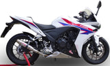 Système D'Échappement Homologué Au Niveau Sonore Deeptone Acier - Gpr Compatible Avec Honda Cbr 500 R (2012-2016)