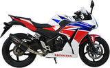Échappement Sans Homologation Sonore Furore Aluminium Noir - Gpr Compatible Avec Honda Cbr 300 R (2014-2016)