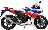 Système D'Échappement Complet Avec Catalyseur Et Homologation Acoustique Deeptone Acier - Gpr Compatible Avec Honda Cbr 300 R (2014-2016)
