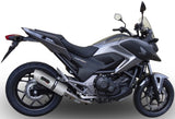Système D'Échappement Homologué Au Niveau Sonore Albus Ceramic Aluminium Blanc - Gpr Compatible Avec Honda Nc 750 X - S Dct (2014-2015)
