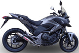 Exhaust Tip With Noise Certification Deeptone Stainless Steel - Gpr Compatible With Honda Nc 750 X - S Dct (2014-2015)