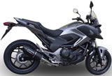 Système D'Échappement Homologué Au Niveau Sonore Furore Aluminium Noir - Gpr Compatible Avec Honda Nc 750 X - S Dct (2014-2015)