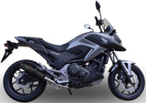 Système D'Échappement Homologué Au Niveau Sonore Ghisa Acier Noir - Gpr Compatible Avec Honda Nc 750 X - S Dct (2014-2015)