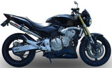 Système D'Échappement Homologué Au Niveau Sonore Deeptone Acier - Gpr Compatible Avec Honda Hornet Cb 600 F (1998-2002)