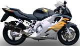 Système D'Échappement Homologué Au Niveau Sonore Furore Aluminium Noir - Gpr Compatible Avec Honda Cbr 600 F (1999-2000)