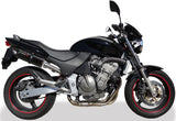 Système D'Échappement Homologué Au Niveau Sonore Furore Aluminium Noir - Gpr Compatible Avec Honda Hornet Cb 600 F (2003-2006)