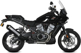 Système D'Échappement Homologué Au Niveau Sonore Speed Edge Acier Noir Carbon - Mivv Compatible Avec Harley-Davidson Pan America - Special (2021-2024)