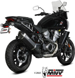 Système D'Échappement Homologué Au Niveau Sonore Speed Edge Acier Noir Carbon - Mivv Compatible Avec Harley-Davidson Pan America - Special (2021-2024)