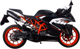 Échappement Sans Homologation Sonore Furore Aluminium Noir - Gpr Compatible Avec Ktm Rc 125 (2014-2016)