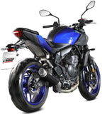 Complete Catalytic Exhaust System With Sound Certification Gppro Carbon - Mivv Compatible With Yamaha Mt-07 (2025-2026)