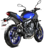 Complete Non-Catalytic Exhaust System With Sound Certification Gppro Carbon - Mivv Compatible With Yamaha Mt-07 (2025-2026)