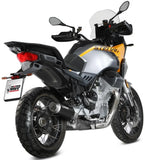 Exhaust Tip With Noise Certification Gppro Steel Black - Mivv Compatible With Moto Guzzi Stelvio (2024-2026)