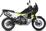 Système D'Échappement Homologué Au Niveau Sonore Speed Edge Acier Noir Carbon - Mivv Compatible Avec Husqvarna Norden 901 (2022-2024)