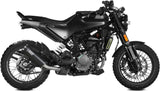 Système D'Échappement Homologué Au Niveau Sonore Hr-1 Acier Noir - Mivv Compatible Avec Husqvarna Svartpilen 125 (2021-2023)