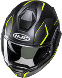 Flip-Up Motorcycle Helmet Hjc I100 Advanced Polycarbonate Mc3Hsf Lorix Size 11 Xxl