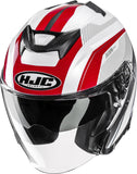 Casque Urban Pour Moto Hjc I31 Advanced Polycarbonate Mc21 Reno Taille 06 Xs