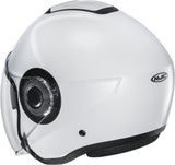 Casque Urban Pour Moto Hjc I40N Advanced Polycarbonate Blanc Perlé Semi-Mat Taille 08 M