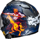 Casque Intégral Pour Moto Hjc I71 Advanced Polycarbonate Mc1Sf Taurus Taille 10 Xl