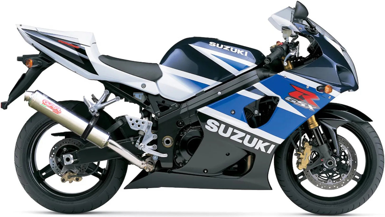 Système D'Échappement Homologué Au Niveau Sonore Tondo Acier - Gpr Compatible Avec Suzuki Gsx-R 1000 (2001-2002)