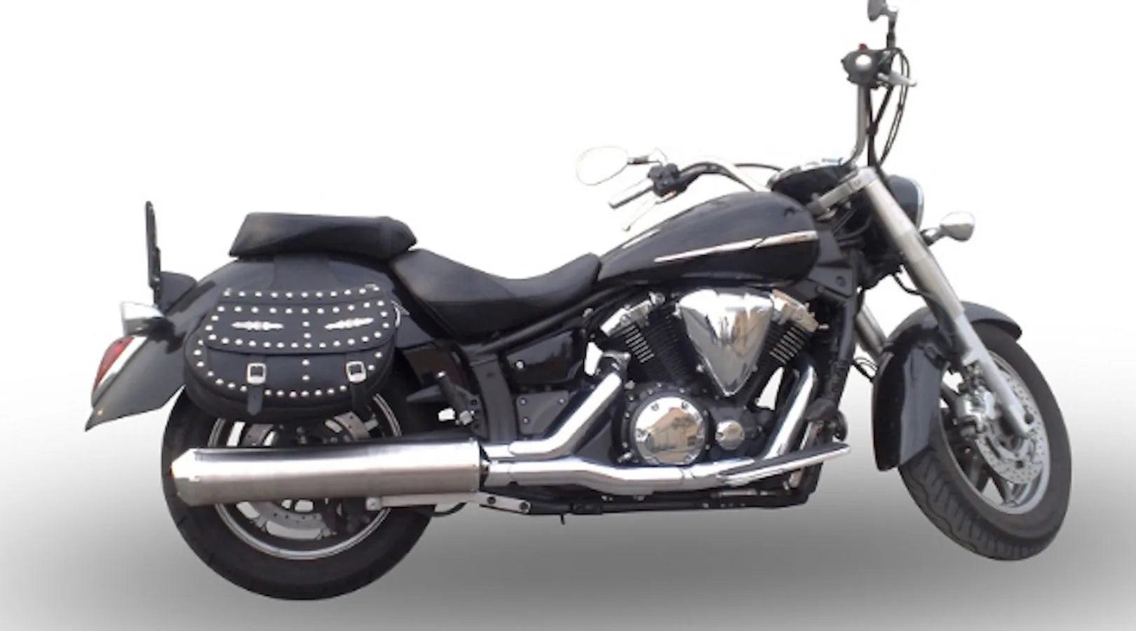 Système D'Échappement Catalytique Avec Homologation Acoustique Bomb Acier - Gpr Compatible Avec Yamaha Xvs 1300 Midnight Star (2006-2014)