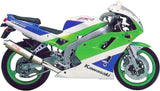 Système D'Échappement Homologué Au Niveau Sonore Tondo Acier - Gpr Compatible Avec Kawasaki Zxr 400 R (1990-1998)