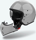 Casque Urban Pour Moto Airoh J 110 - J198 Composite Carbon Ciment Gloss Color Taille Xs