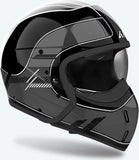 Casque Urban Pour Moto Airoh J 110 - J1R99 Composite Carbon Gris Foncé Gloss Raster Taille M
