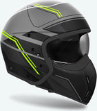 Casque Urban Pour Moto Airoh J 110 - J1S31 Composite Carbon Jaune Mat Slim Taille Xs
