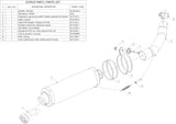 Système D'Échappement Homologué Au Niveau Sonore Oval Acier - Mivv Compatible Avec Kawasaki Zx 6Rr 636 (2003-2004)