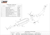 Système D'Échappement Homologué Au Niveau Sonore Suono Acier Noir Carbon - Mivv Compatible Avec Kawasaki Zx 6Rr 636 (2003-2004)