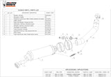 Système D'Échappement Homologué Au Niveau Sonore Gp Carbon - Mivv Compatible Avec Kawasaki Z 750 (2004-2006)