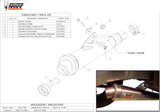Non-Catalytic Exhaust Tip With Sound Certification X-Cone Stainless Steel - Mivv Compatible With Kawasaki Er-6 F (2005-2011)