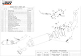 Catalytic Exhaust Tip With Sound Certification Gp Carbon - Mivv Compatible With Kawasaki Z 750 (2007-2014)