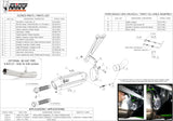 Système D'Échappement Homologué Au Niveau Sonore Suono Acier Noir Carbon - Mivv Compatible Avec Kawasaki Zx 6R 636 (2013-2016)