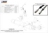 Tuyau De Raccordement Non Catalysé - Mivv Compatible Avec Kawasaki Zx-10R (2016-2020)