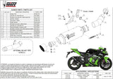 Système D'Échappement Homologué Au Niveau Sonore Gppro Titanium - Mivv Compatible Avec Kawasaki Zx-10R (2016-2024)