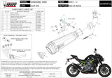 Système D'Échappement Complet Sans Catalyseur Et Homologué Au Niveau Sonore Delta Race Acier Noir Carbon - Mivv Compatible Avec Kawasaki Z 900 (2017-2024)